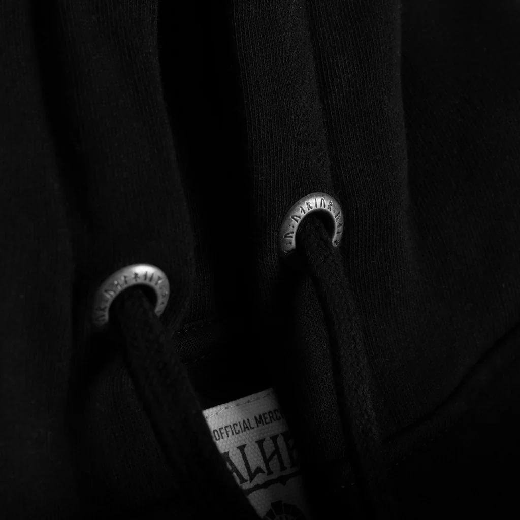 Eikthyr, Women's Zip Hoodie, Black - Image 5