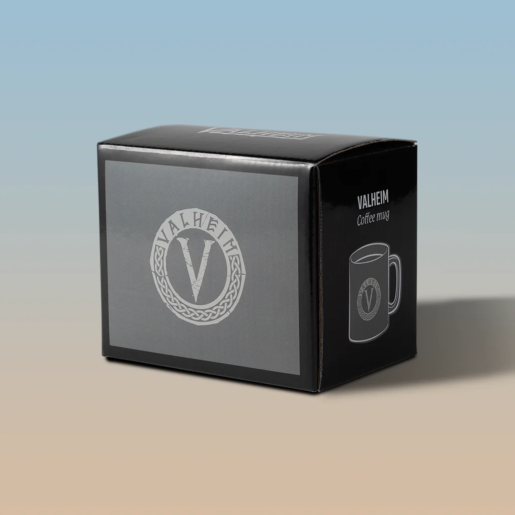Valheim Emblem, Coffee Mug, Grey - Image 2