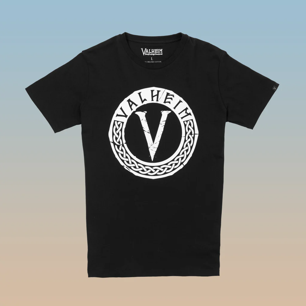 Valheim Emblem, Men’s Tee, Black