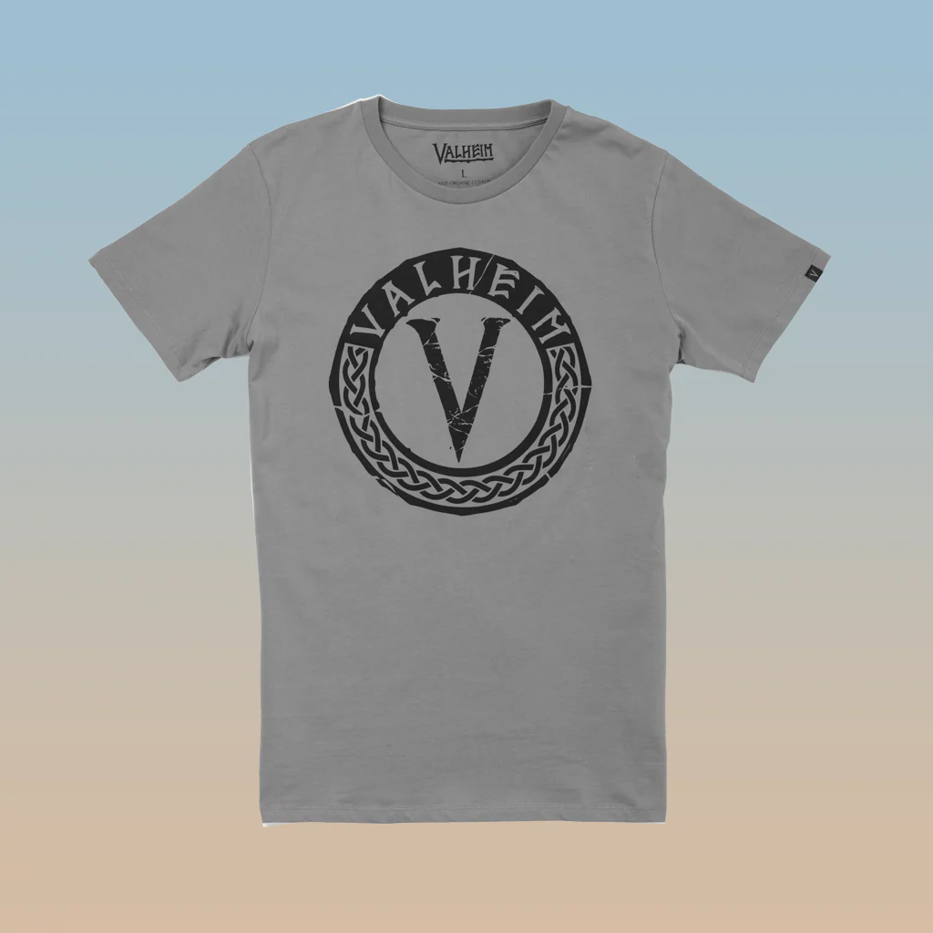 Valheim Emblem, Men’s Tee, Grey