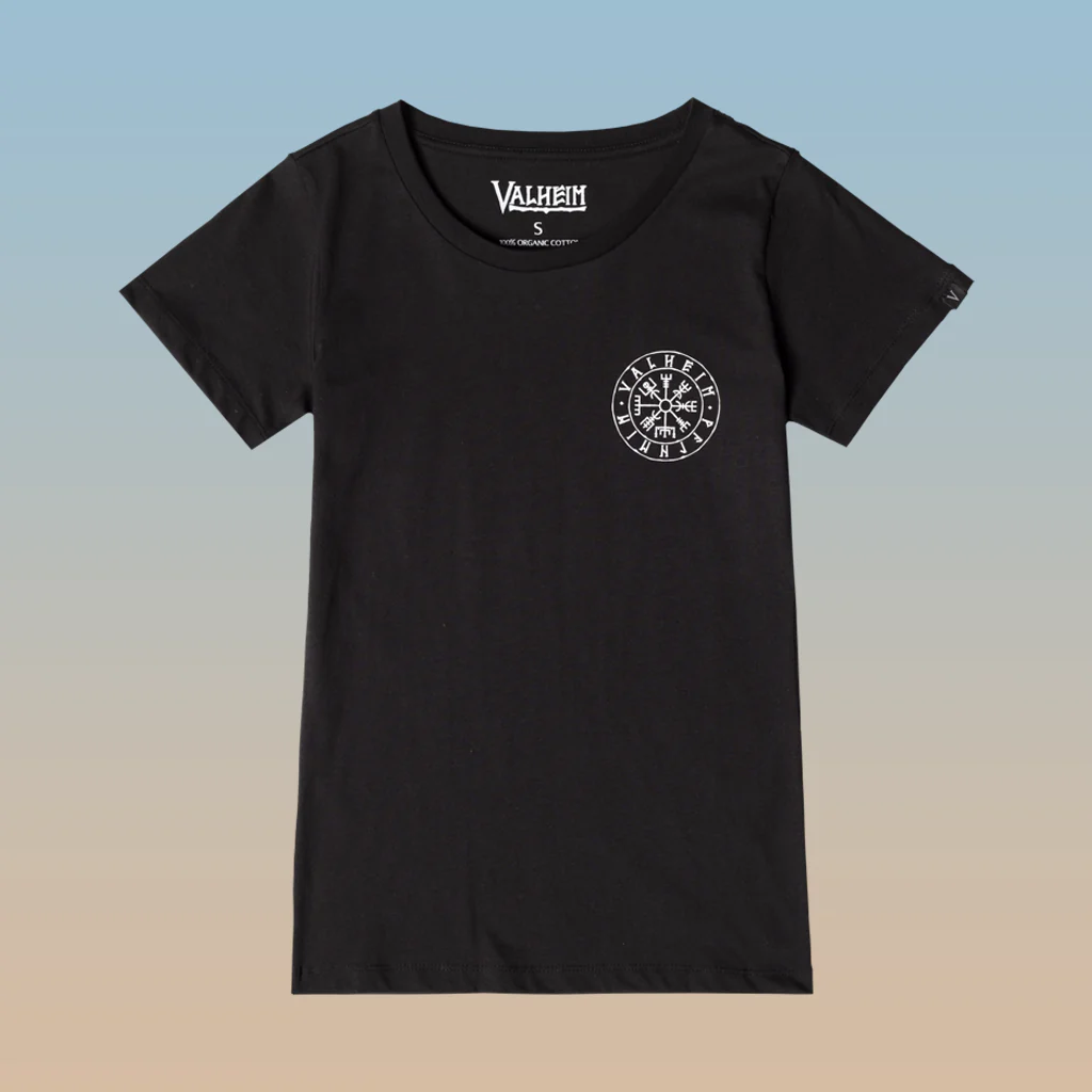 Valheim Runes, Women's Tee, Black