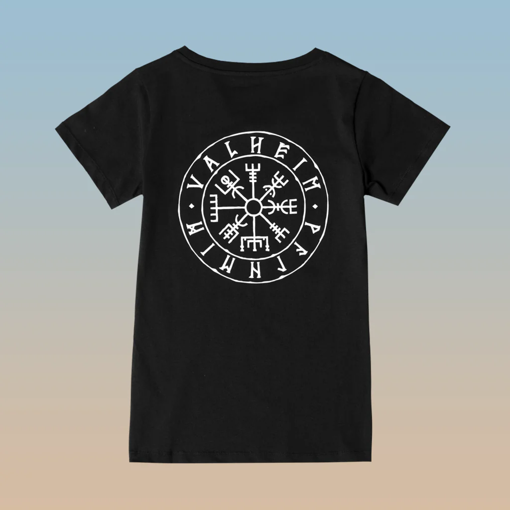 Valheim Runes, Women's Tee, Black - Image 2