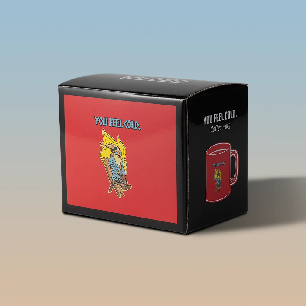 You Feel Cold, Coffee Mug, Red - Image 2